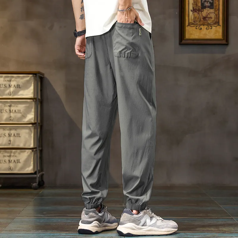 Jeep Fashion Sports Collection Casual Pants Unisex Black-17