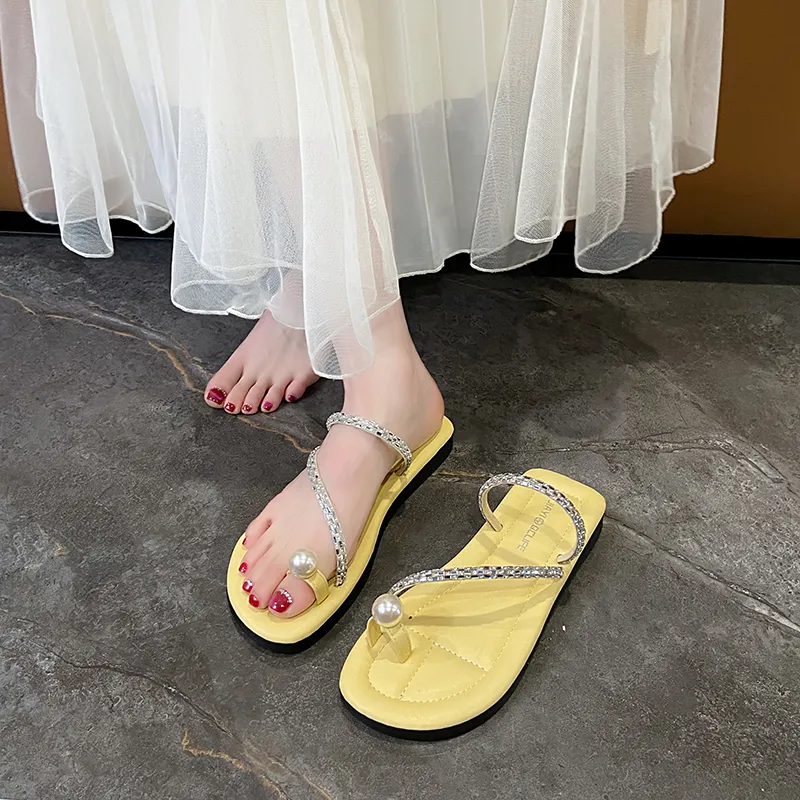 JANE HARLOW Sequins Slip Resistant Abrasion Resistant Slide Slippers Women's-5