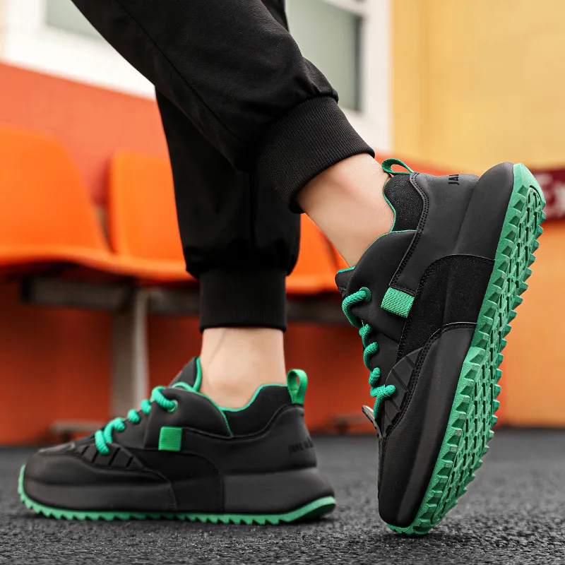 JANE HARLOW Slip Resistant, Abrasion Resistant, Breathable, Lightweight, Height Increasing Low Top Casual Shoes Men's-1