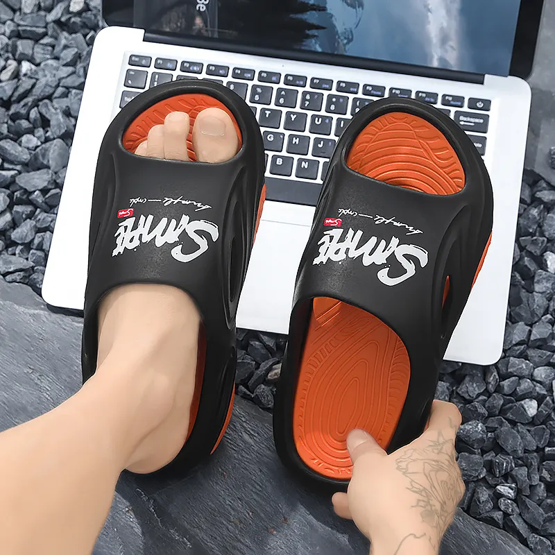 JANE HARLOW Slip Resistant Abrasion Resistant Slide Slippers Men's-10