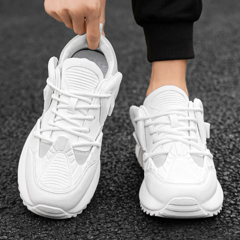 JANE HARLOW Slip Resistant, Abrasion Resistant, Breathable, Lightweight, Height Increasing Low Top Casual Shoes Men's-11
