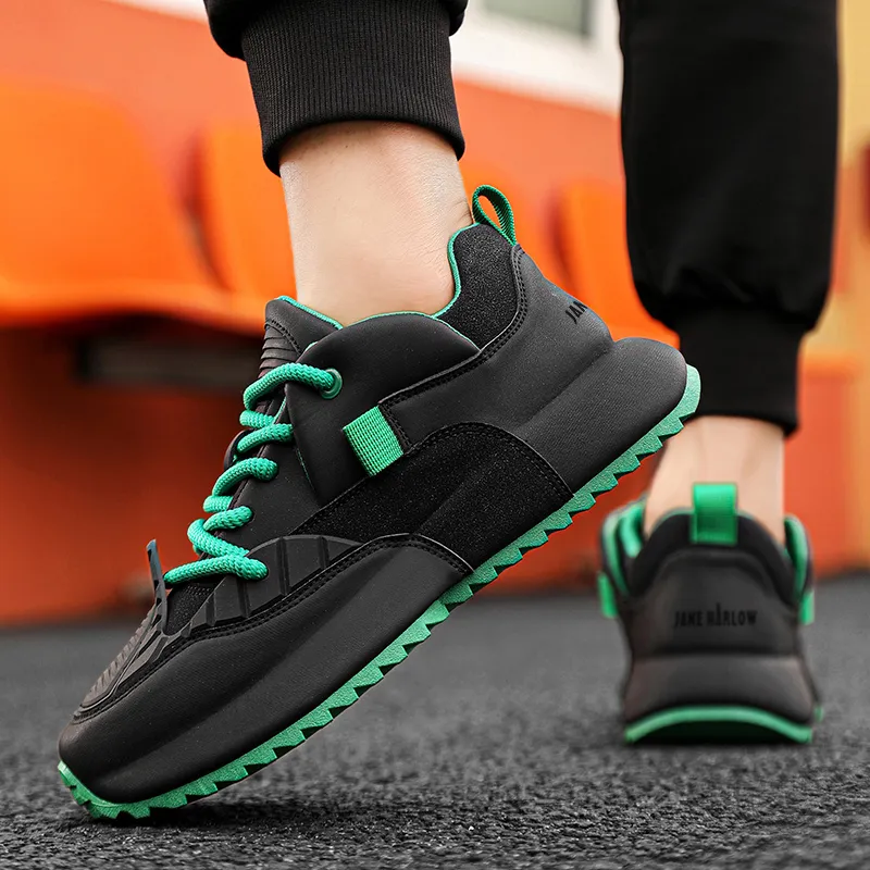 JANE HARLOW Slip Resistant, Abrasion Resistant, Breathable, Lightweight, Height Increasing Low Top Casual Shoes Men's-2