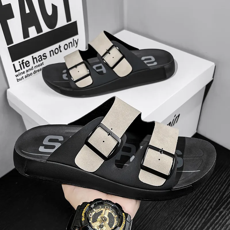 JANE HARLOW Abrasion Resistant Slide Slippers Men's-4