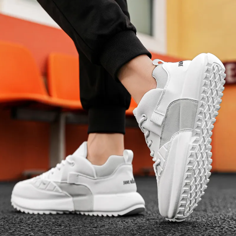 JANE HARLOW Slip Resistant, Abrasion Resistant, Breathable, Lightweight, Height Increasing Low Top Casual Shoes Men's-10