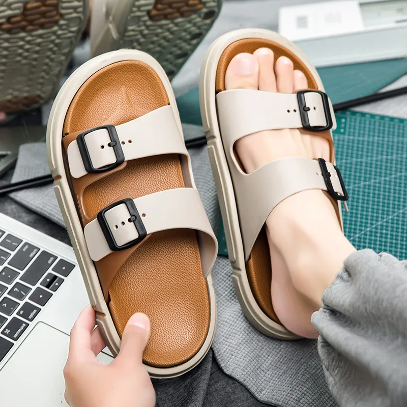 JANE HARLOW EVA Slip Resistant Odor Resistant Abrasion Resistant Slide Slippers Men's-13
