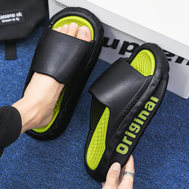 JANE HARLOW EVA Cut Out Abrasion Resistant Slide Slippers Men's-18