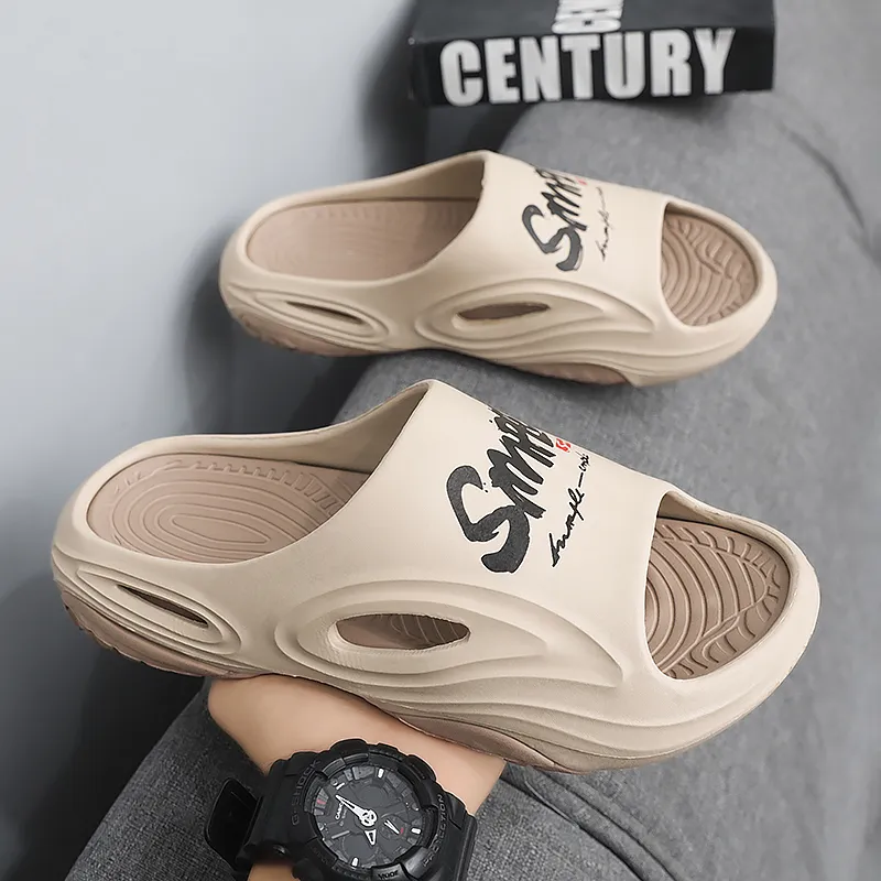 JANE HARLOW Slip Resistant Abrasion Resistant Slide Slippers Men's-13