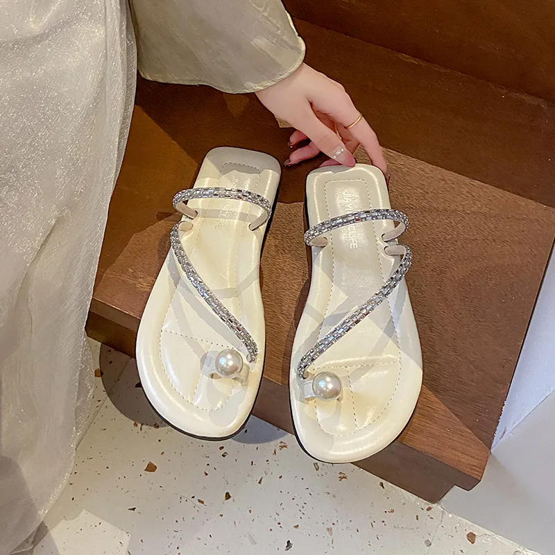 JANE HARLOW Sequins Slip Resistant Abrasion Resistant Slide Slippers Women's-14