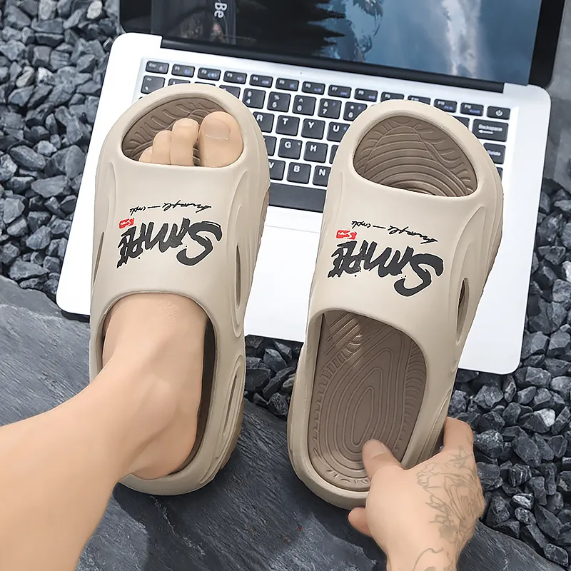 JANE HARLOW Slip Resistant Abrasion Resistant Slide Slippers Men's-16