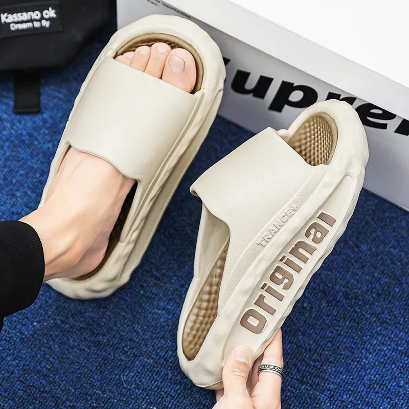 JANE HARLOW EVA Cut Out Abrasion Resistant Slide Slippers Men's-22
