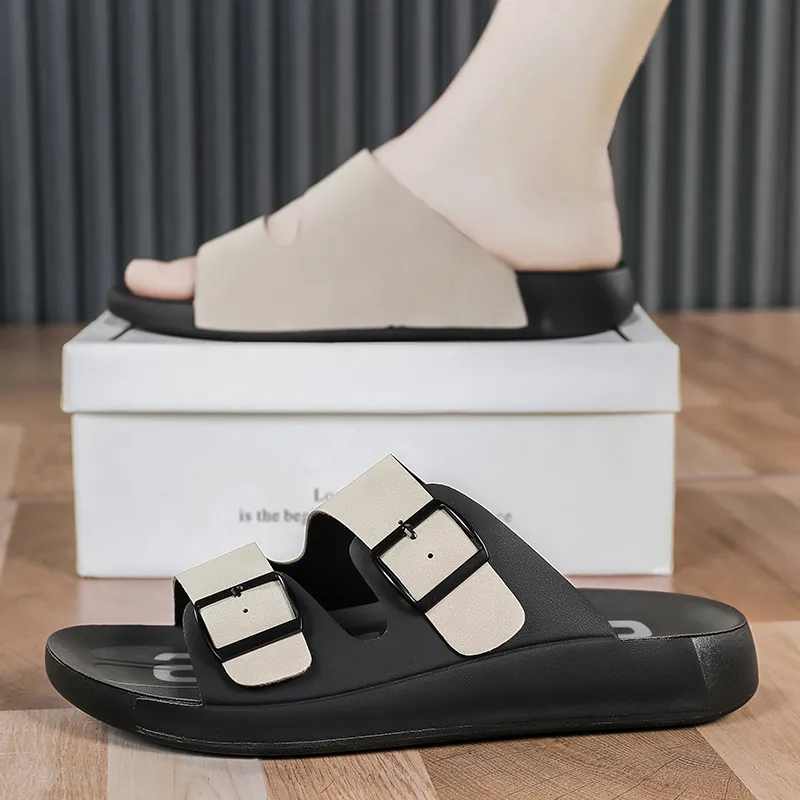 JANE HARLOW Abrasion Resistant Slide Slippers Men's-5