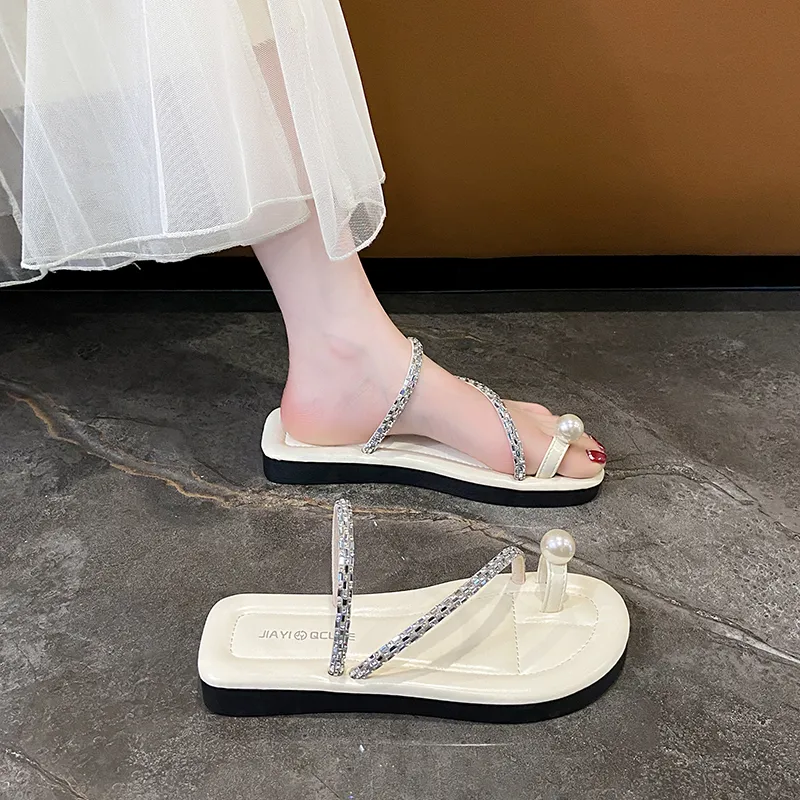 JANE HARLOW Sequins Slip Resistant Abrasion Resistant Slide Slippers Women's-15