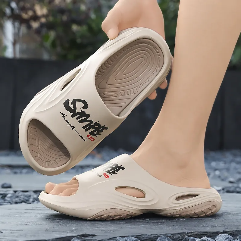 JANE HARLOW Slip Resistant Abrasion Resistant Slide Slippers Men's-15