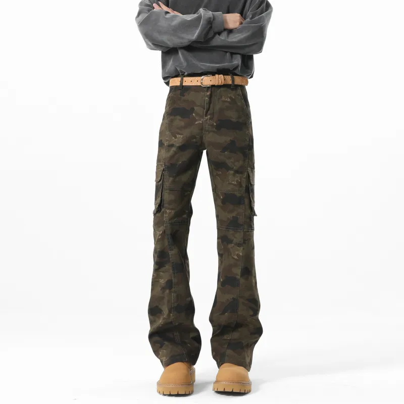 PAINT STAIN Trendy Jeans Unisex Fashion Camouflage-1