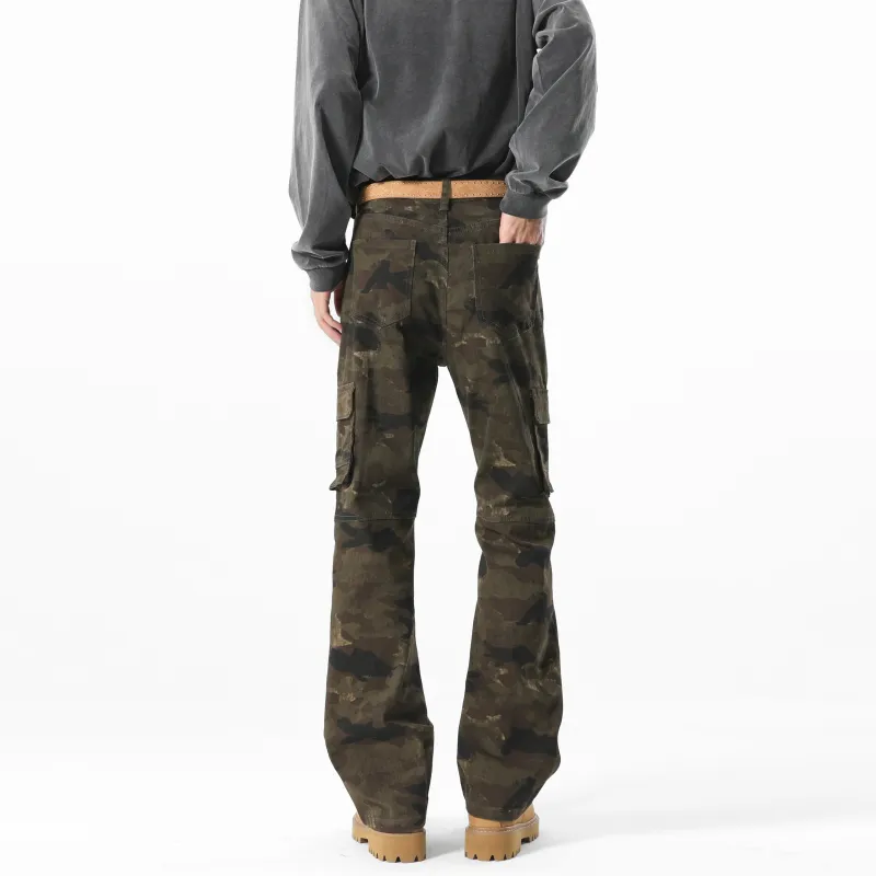 PAINT STAIN Trendy Jeans Unisex Fashion Camouflage-2