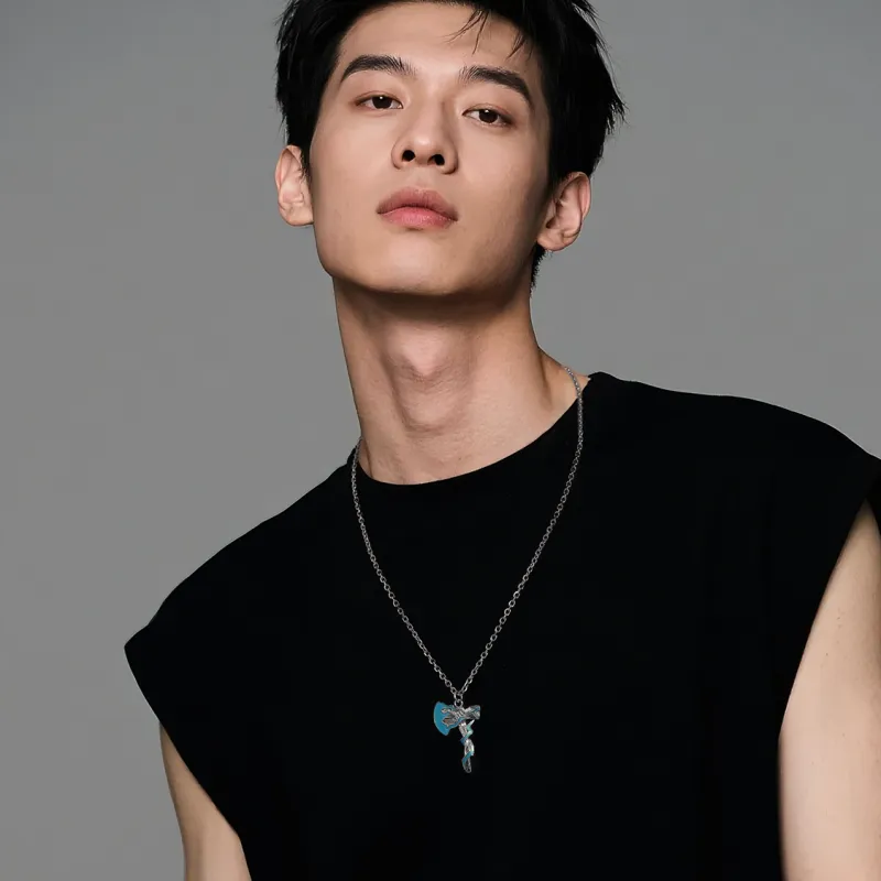 MESUCA Eco Friendly Alloy Necklaces Unisex-5