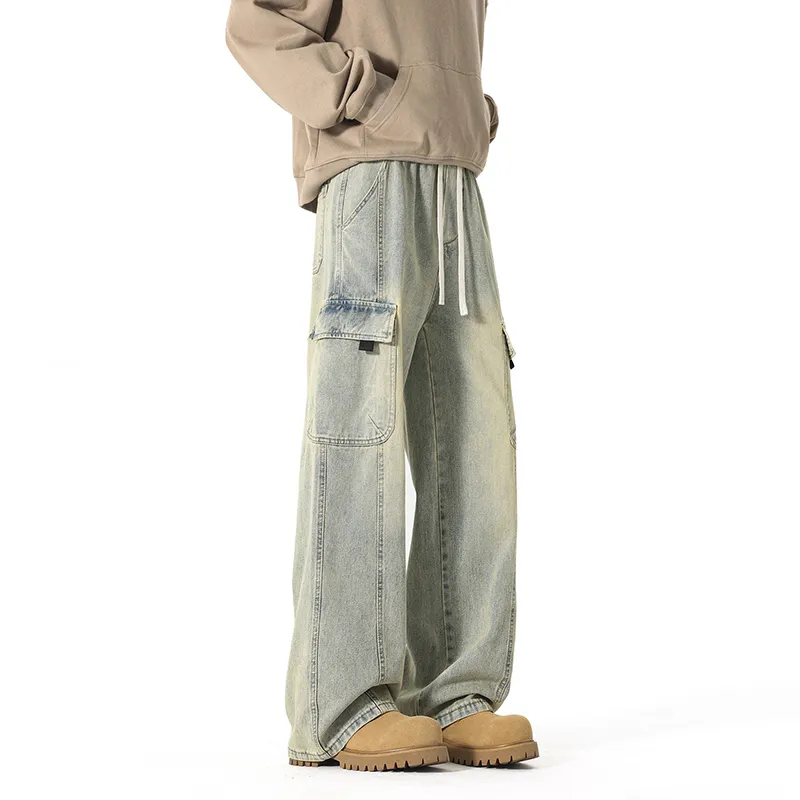 7 SEVFUN Jeans Unisex Yellow Mud-4