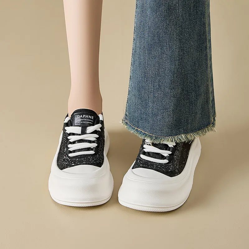 DAPHNE Anti Slip Wear Resistant Low Top Skateboard Shoes Women's-11