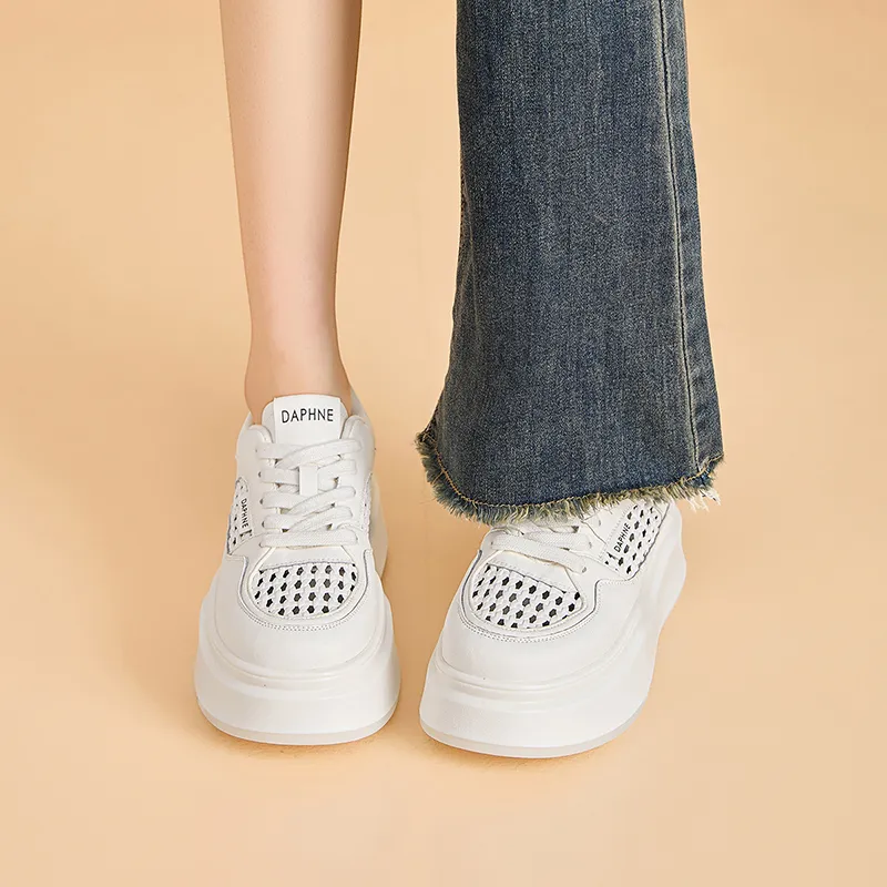 DAPHNE Anti Slip Wear Resistant Low Top Skateboard Shoes Women's-5