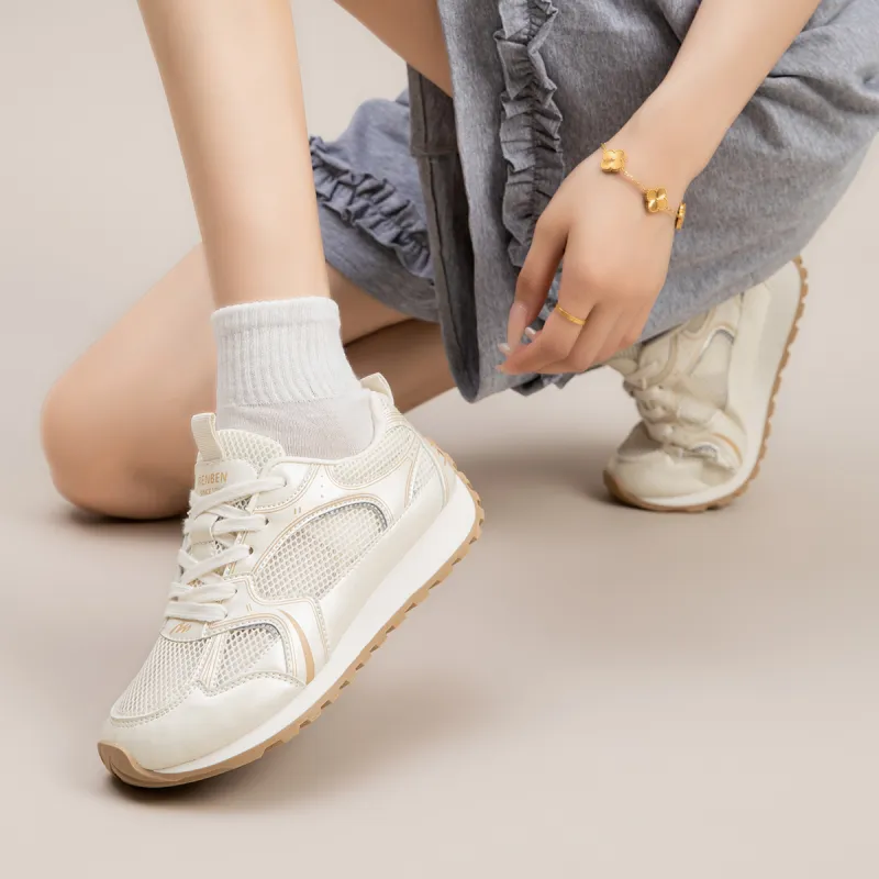 RENBEN Breathable And Lightweight Low Top Casual Shoes Women's-12