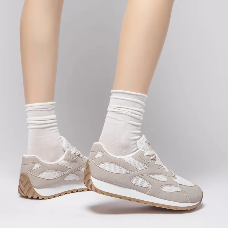RENBEN Breathable Lightweight Height Increasing Low Top Casual Shoes Women's-13