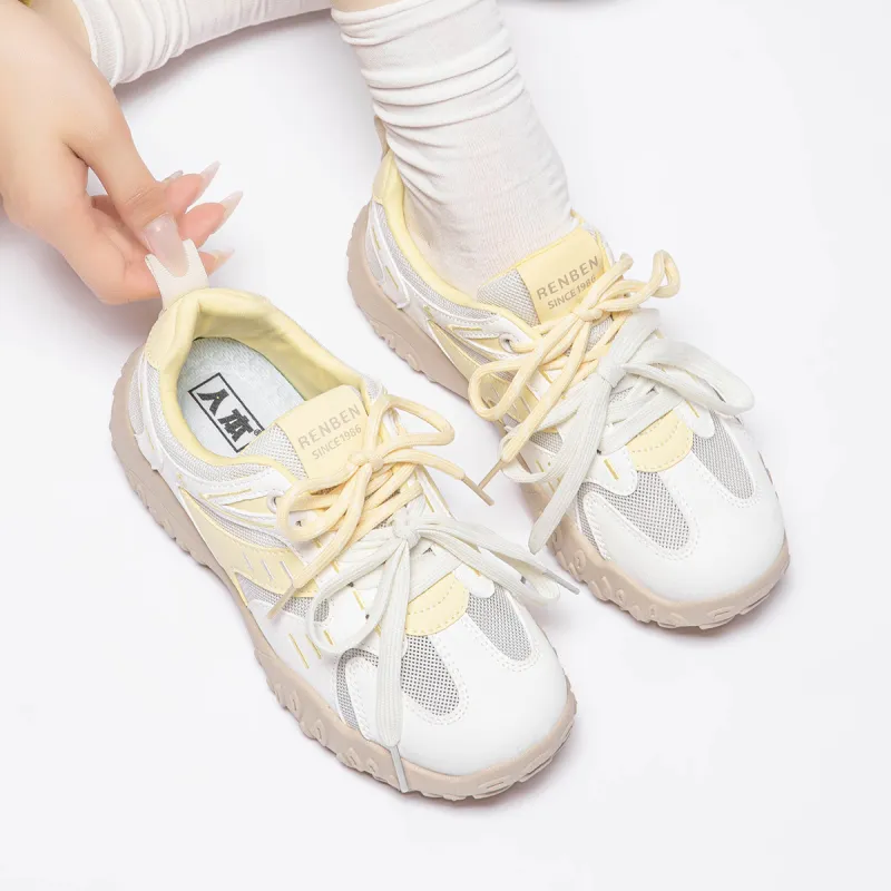 RENBEN Breathable Lightweight Height Increasing Low Top Casual Shoes Women's-10