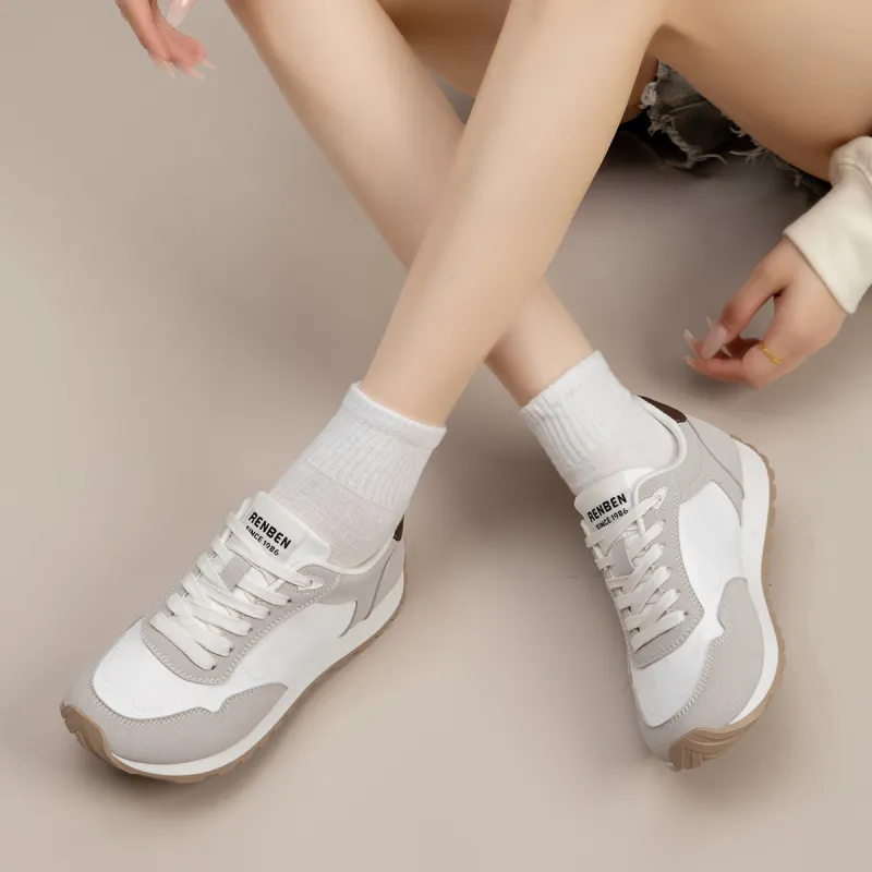RENBEN Breathable Lightweight Height Increasing Low Top Casual Shoes Women's-19