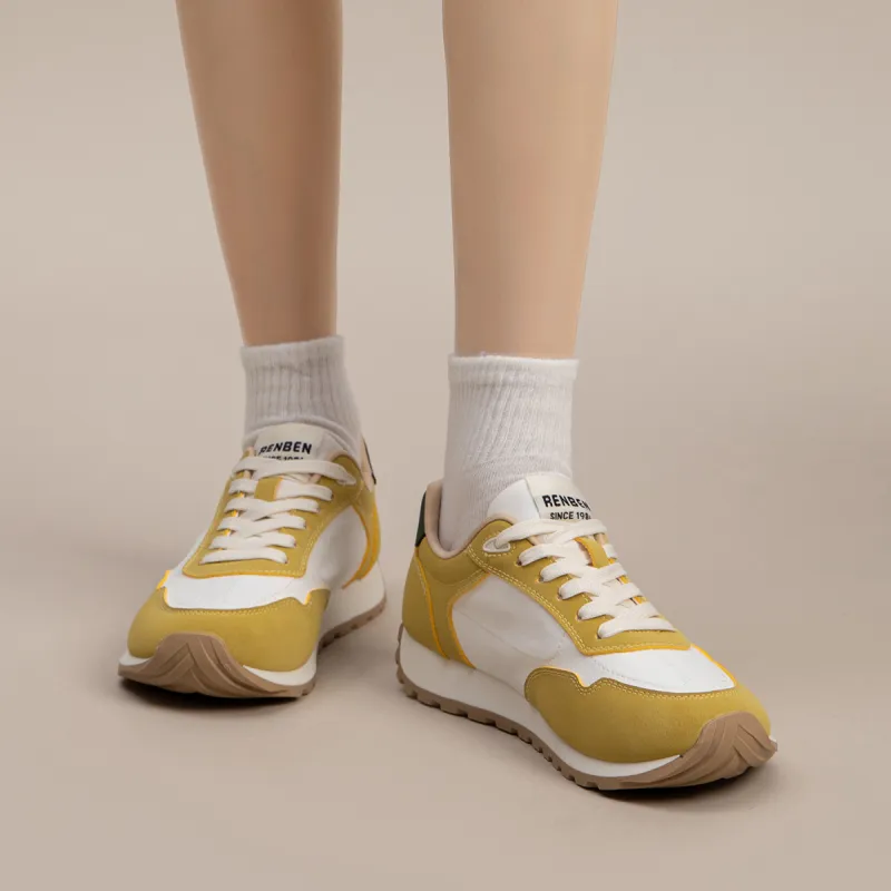 RENBEN Breathable Lightweight Height Increasing Low Top Casual Shoes Women's-7