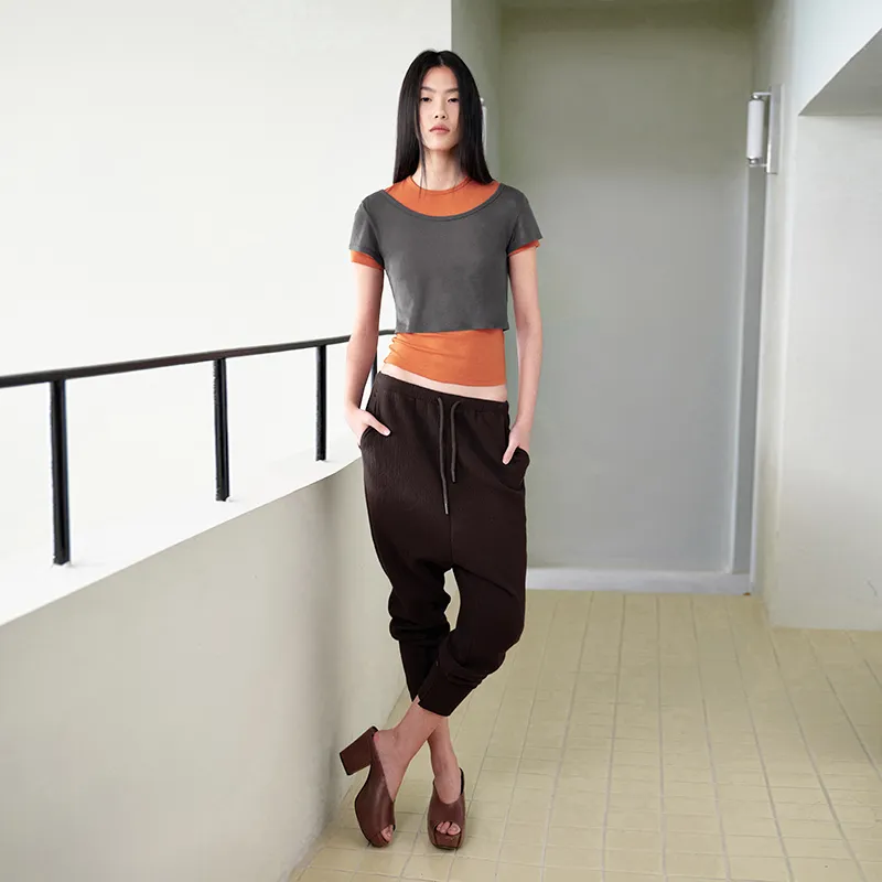 Rarely Alike Casual Pants Women's Black-6