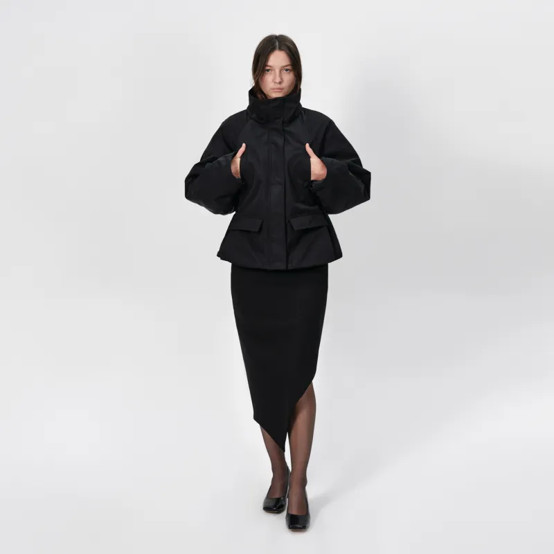 Rarely Alike Puffer Jacket Women's Black-1