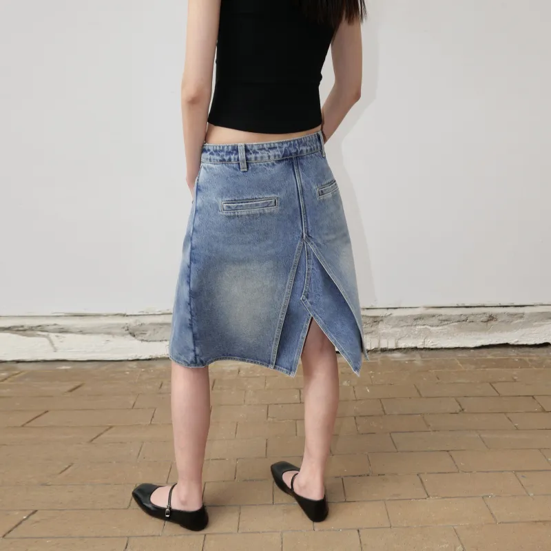 Rarely Alike Denim Short Skirts Women's-2