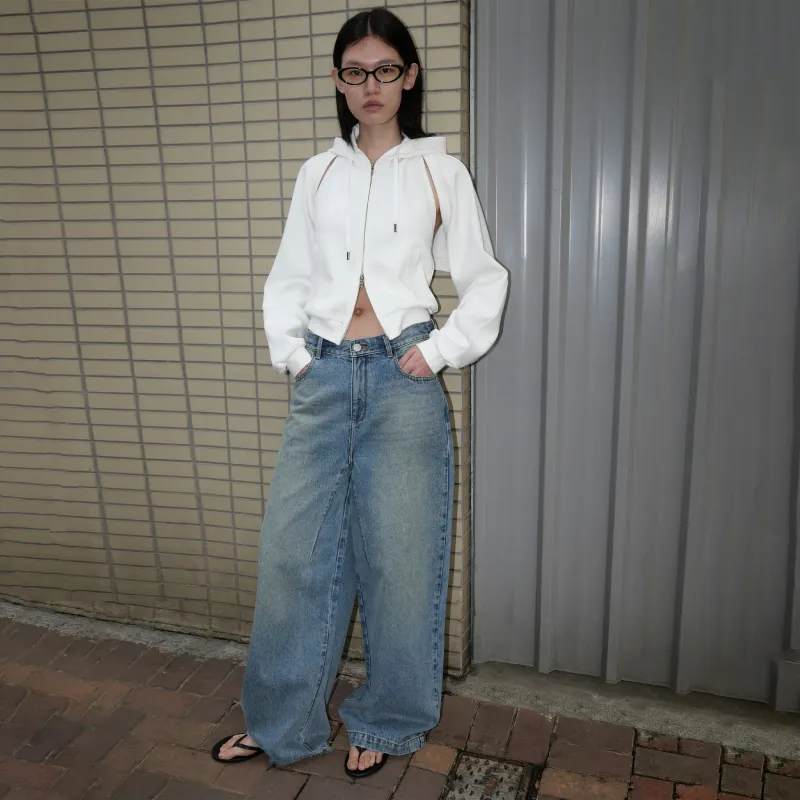 Rarely Alike Washable Jeans Women's Blue-1