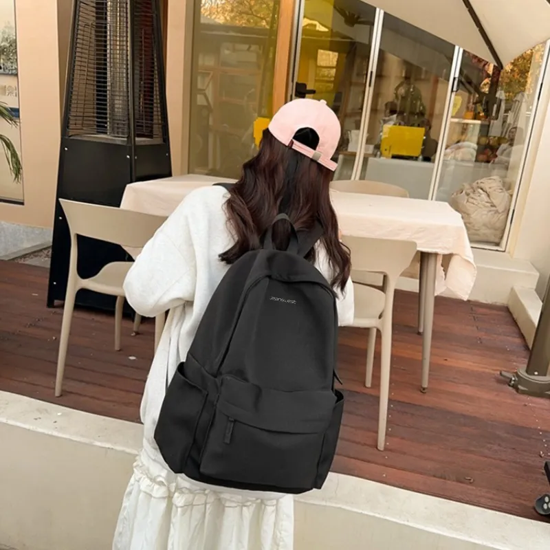 JEANSWEST Nylon Backpack Unisex Multicolor-4