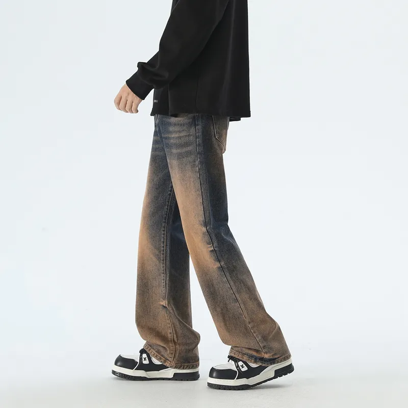 Children Of Huaxia 2025 Spring Summer Jeans Men's Rusty Blue-2
