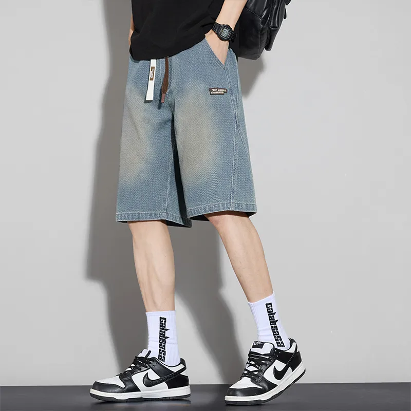 Children Of Huaxia Denim Shorts Unisex-5