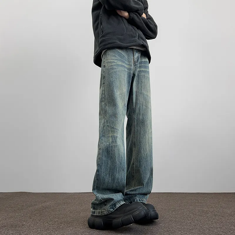 Children Of Huaxia 2025 Spring Summer Jeans Men's Blue-5