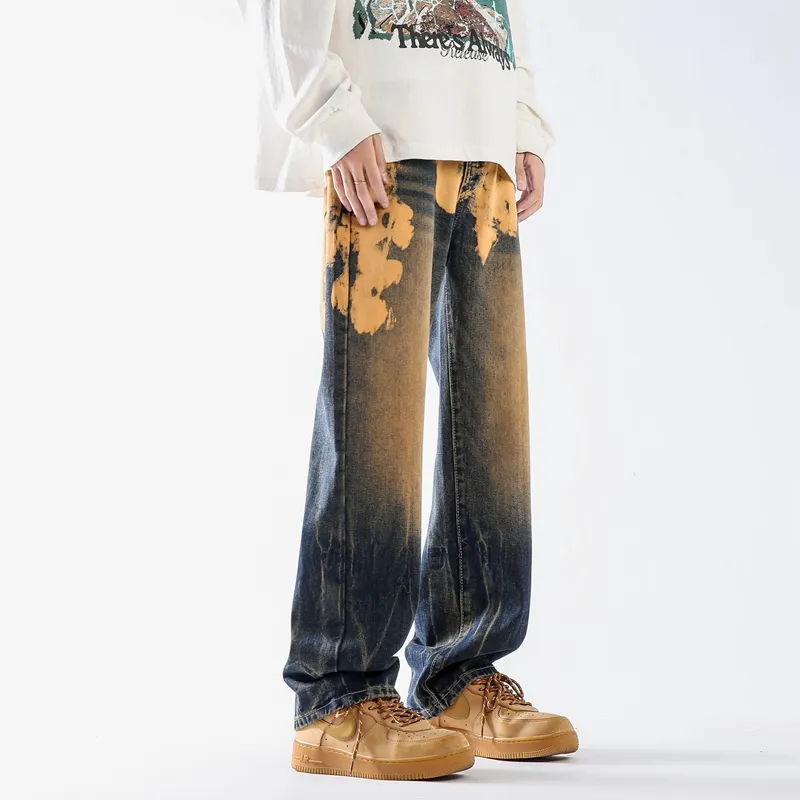 Children Of Huaxia 2025 Spring Summer Jeans Men's Nostalgic Blue-3