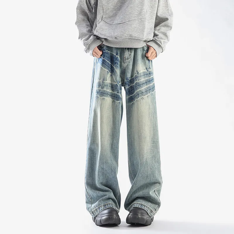 Children Of Huaxia 2025 Spring Summer Jeans Men's Nostalgic Blue-1