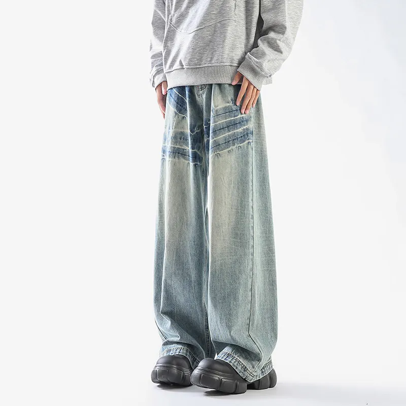 Children Of Huaxia 2025 Spring Summer Jeans Men's Nostalgic Blue-3