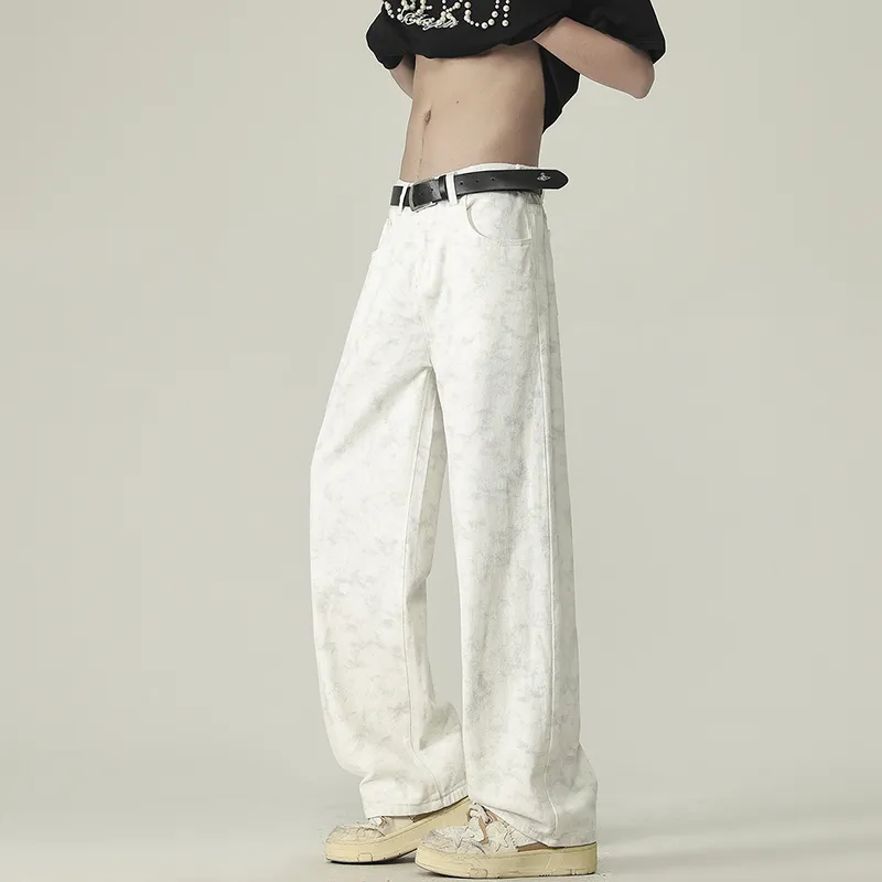 Children Of Huaxia Casual Pants Men's White-3