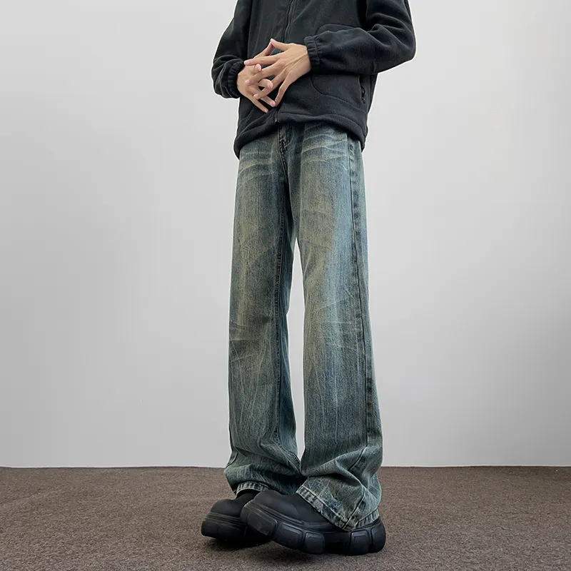 Children Of Huaxia 2025 Spring Summer Jeans Men's Blue-3