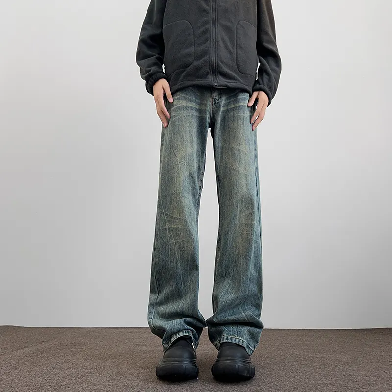 Children Of Huaxia 2025 Spring Summer Jeans Men's Blue-1