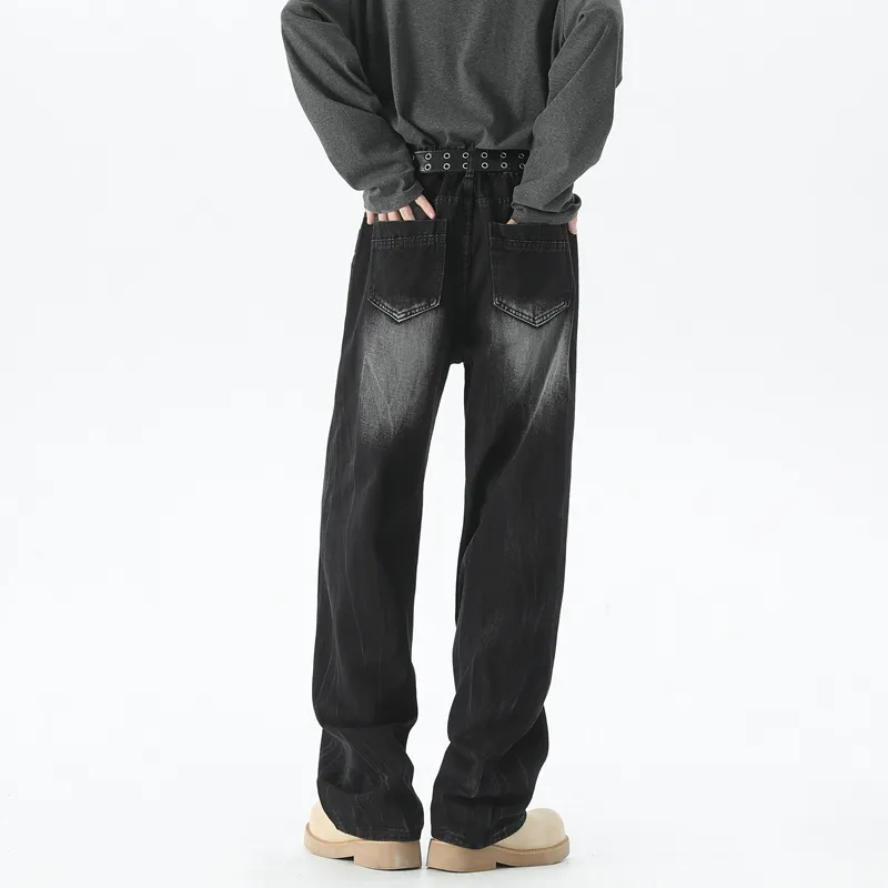 Children Of Huaxia 2025 Spring Summer Jeans Men's Black Gray-5