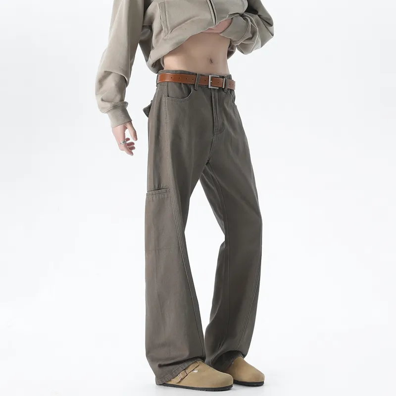 Children Of Huaxia 2025 Spring Summer Casual Pants Men's Coffee-6