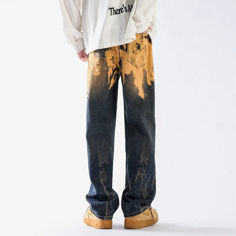 Children Of Huaxia 2025 Spring Summer Jeans Men's Nostalgic Blue-5