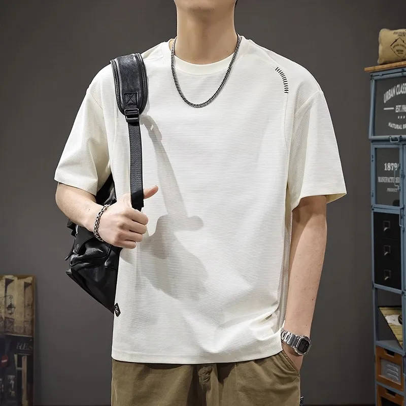 Children Of Huaxia T Shirt Men's Beige Yellow-4