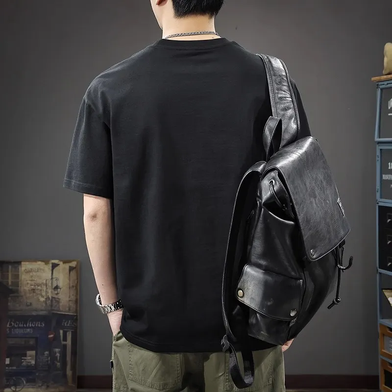 PAINT STAIN T Shirt Men's Classic Black-1