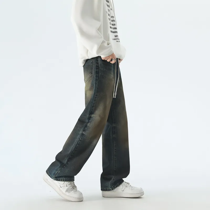 Children Of Huaxia 2025 Spring Summer Jeans Men's Nostalgic Blue-3