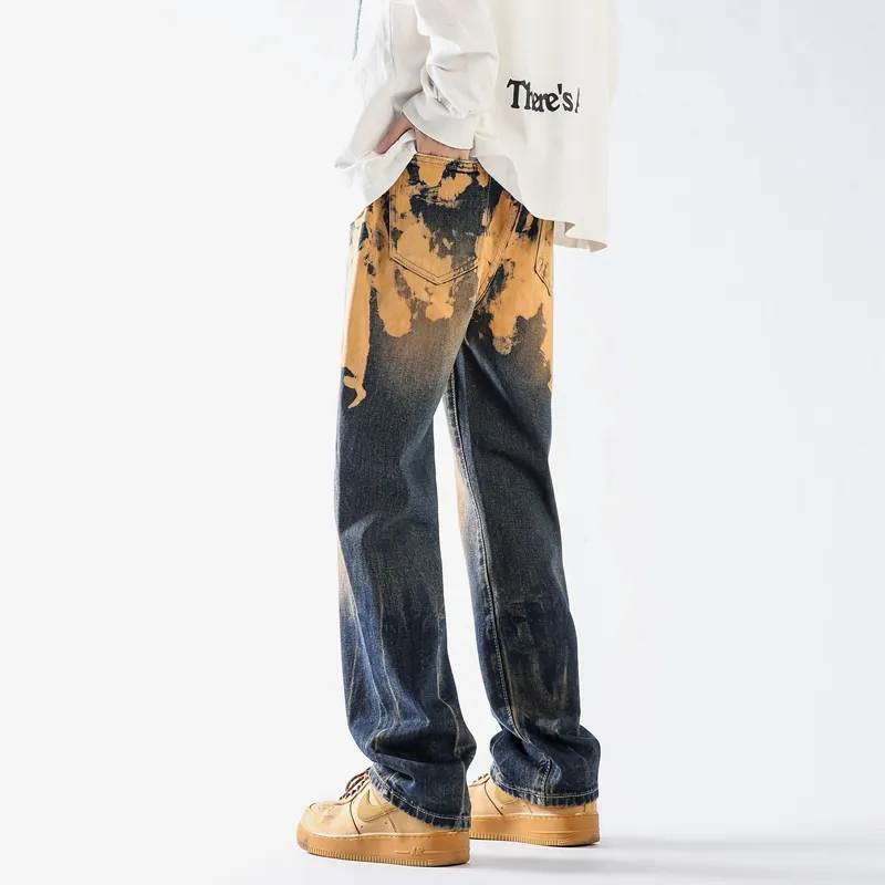 Children Of Huaxia 2025 Spring Summer Jeans Men's Nostalgic Blue-4
