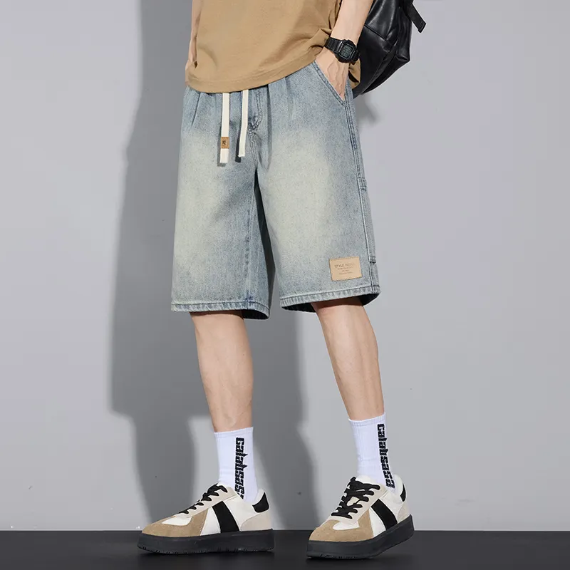 Children Of Huaxia Denim Shorts Unisex-2